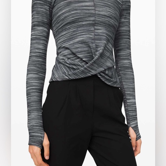 Lululemon Melodic Movement Long Sleeve Size 6 - Picture 2 of 8